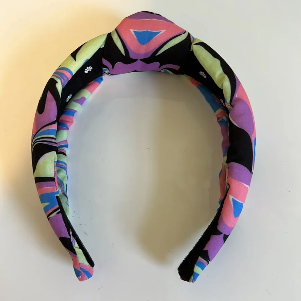 Lele Sadoughi Fusion Marble Printed Knotted Headband